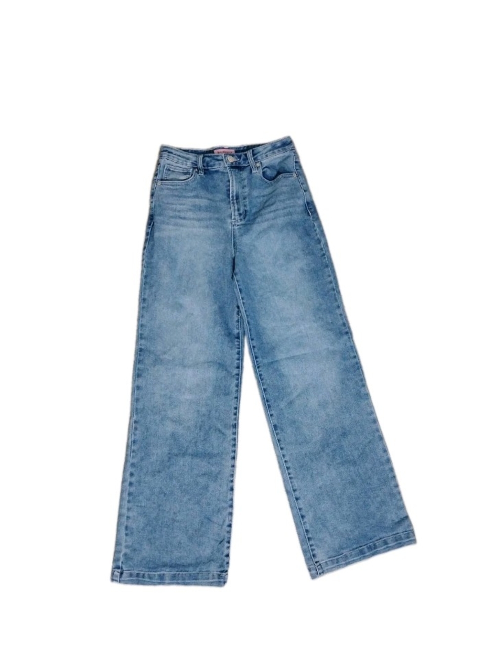 Juicy Couture Flare Leg Jeans Medium Distressed Logo On Back Y2K Style SZ 6